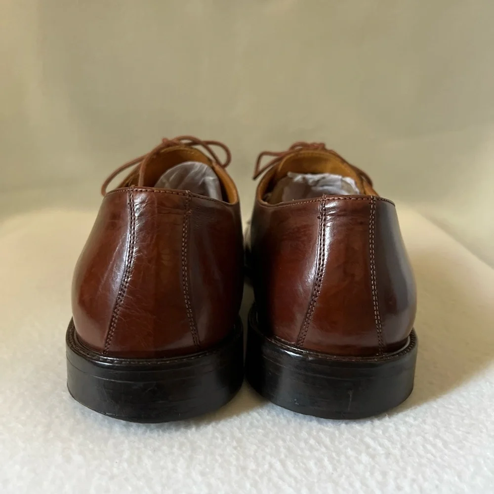 J. Murphy Size 11 1/2M Men’s Brown Leather Lace Up Shoes